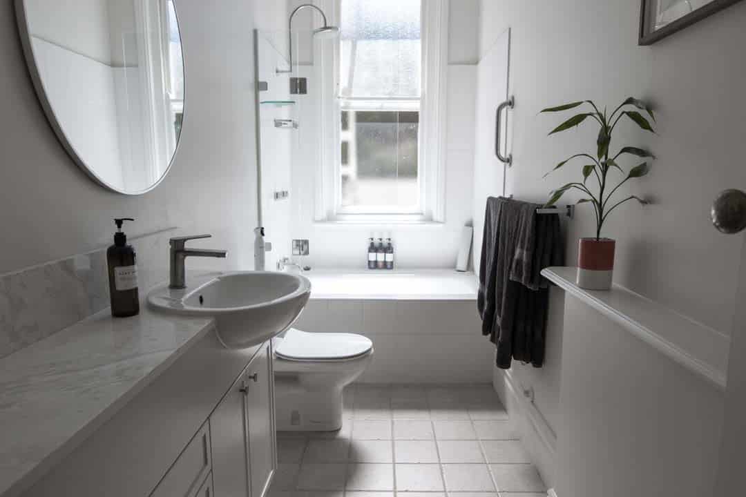 bathroom mirrors and sinks