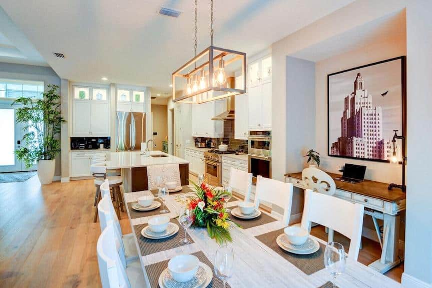 Guest-ready Sarasota vacation rental interior prepared for summer visitors