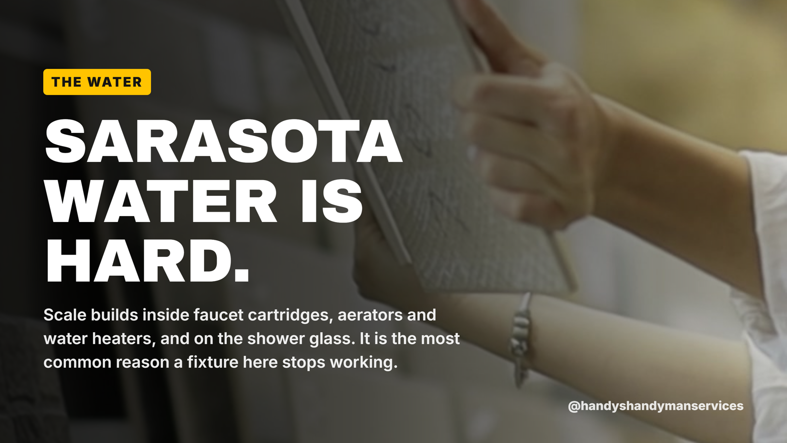 Sarasota water is hard