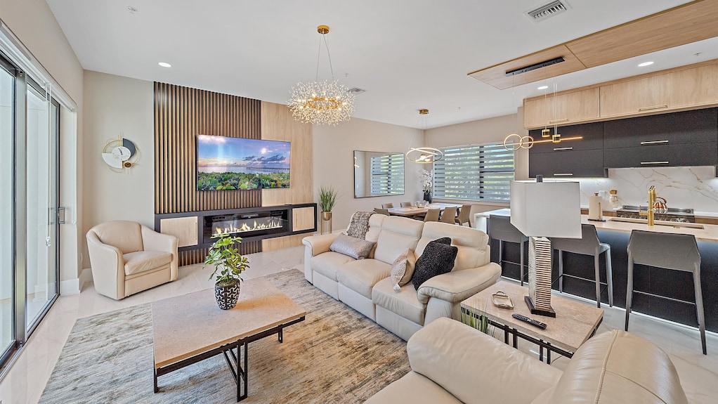 Luxury Sarasota Airbnb Living Room