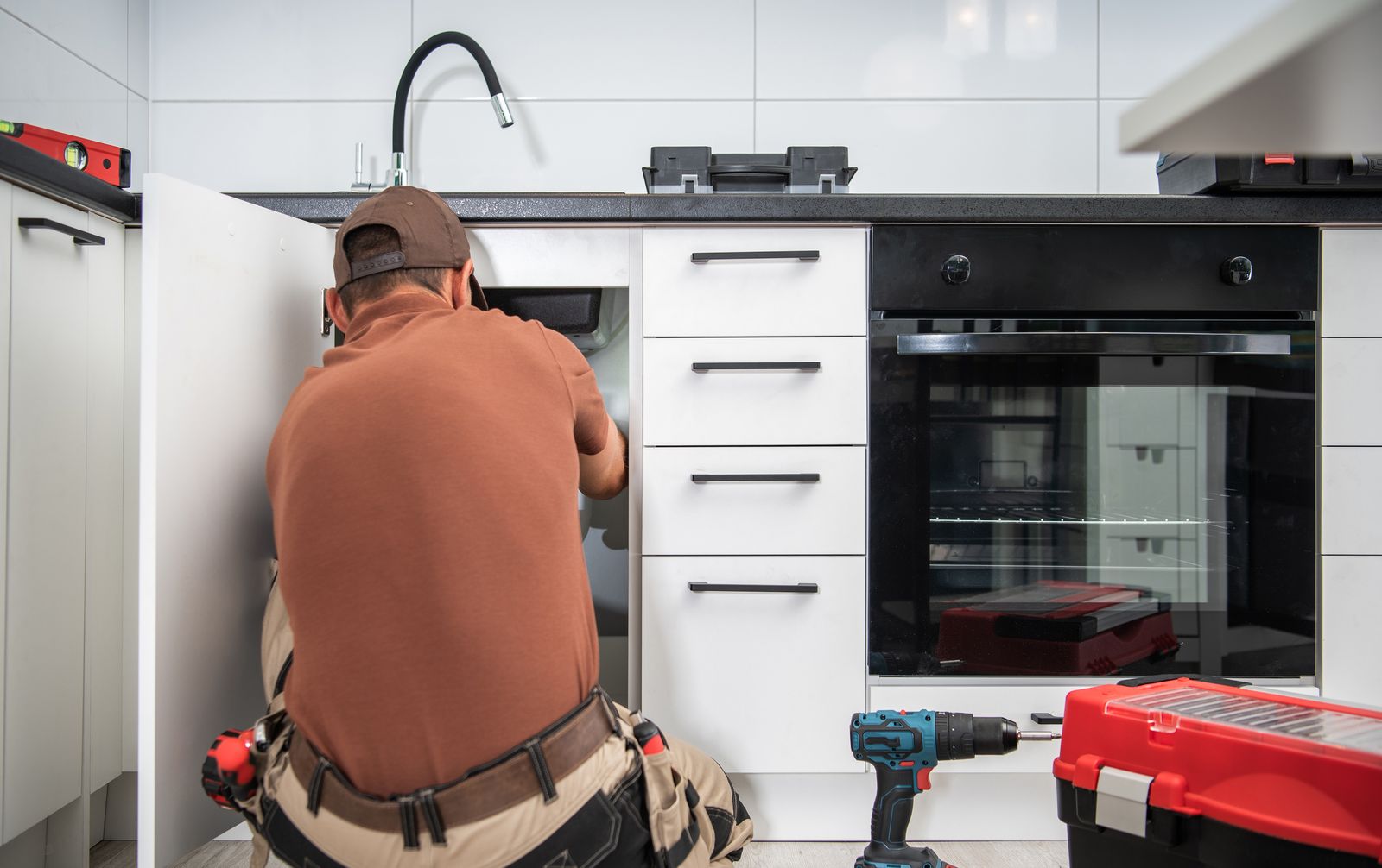 Under-sink work — kitchen repairs by vetted local pros
