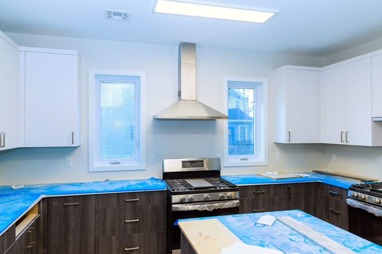 New kitchen cabinets and appliances
