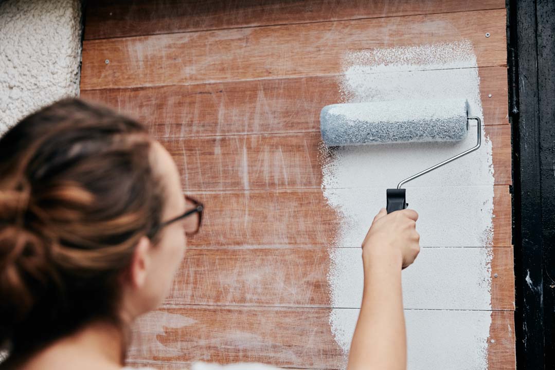 Rolling primed boards — painting by vetted local pros