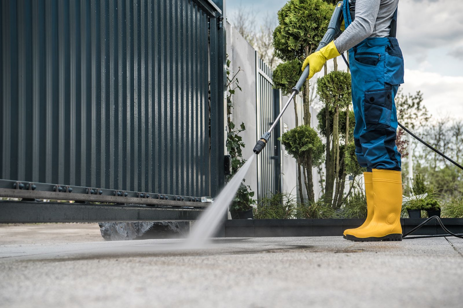 Driveway pressure washing — the kind of work our vetted local pros handle in Sarasota, FL