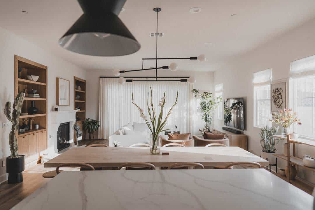 Interior shot of dining table — the kind of rental repair & turnovers our vetted local pros handle in Sarasota, FL