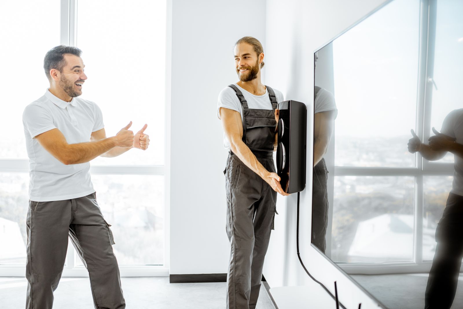 Clean TV install — the kind of work our vetted local pros handle in Sarasota, FL